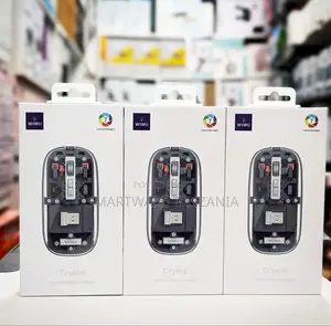 Wireless Bluetooth Mouse, Rechargeable, Transparent