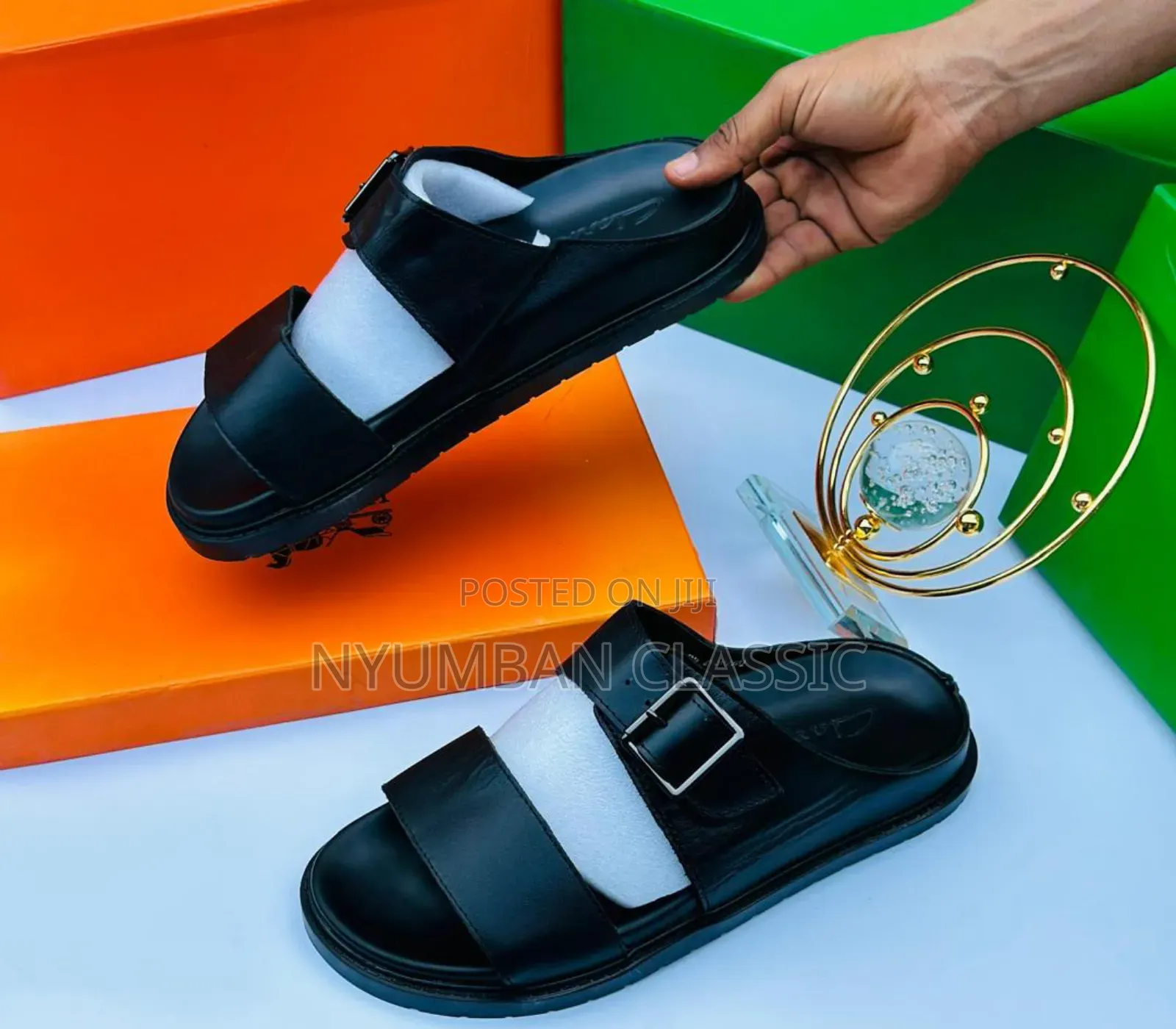 Mens Leather Sandals