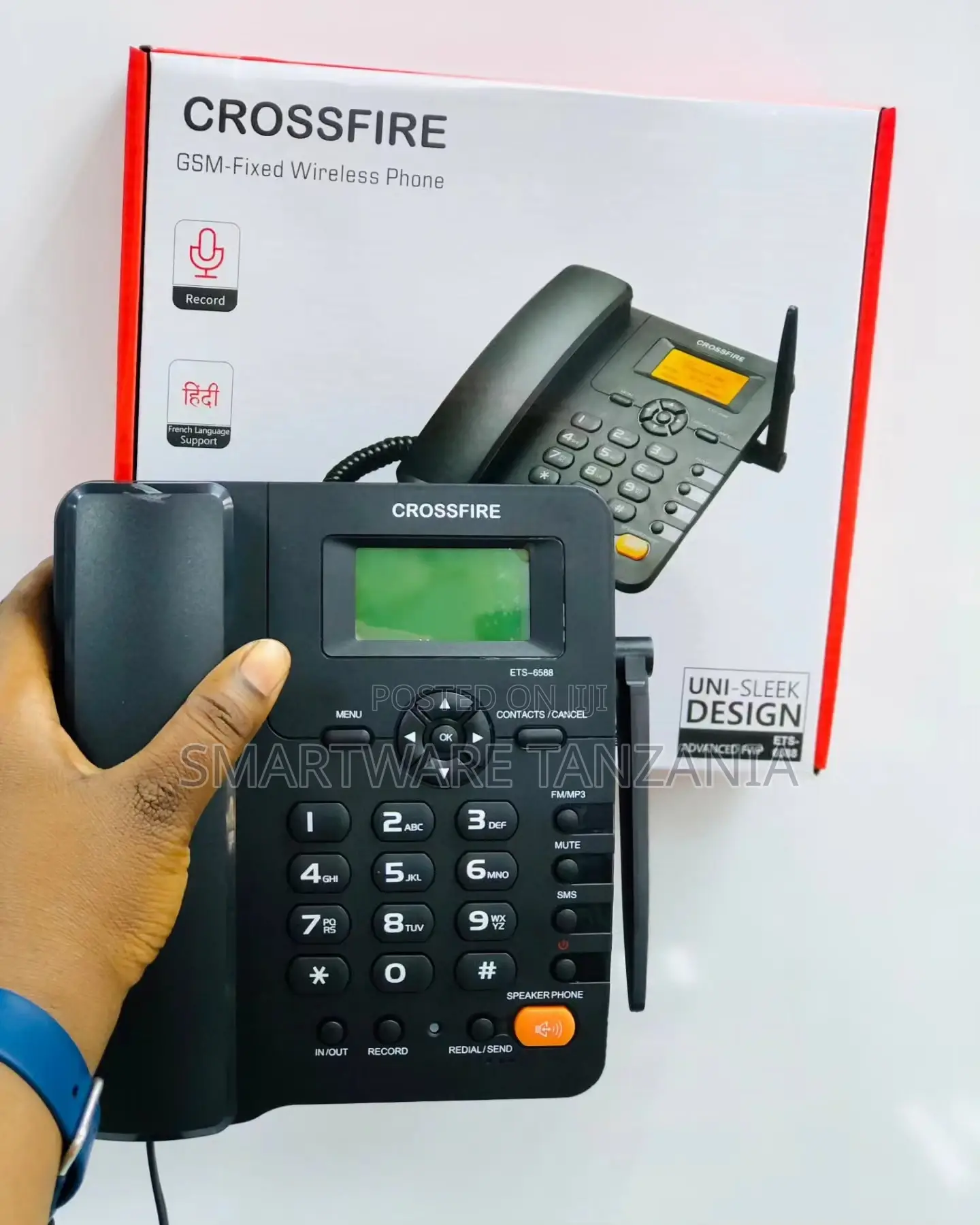 Crossfire Gsm Fixed Desktop Wireless Phone With Dual Sim