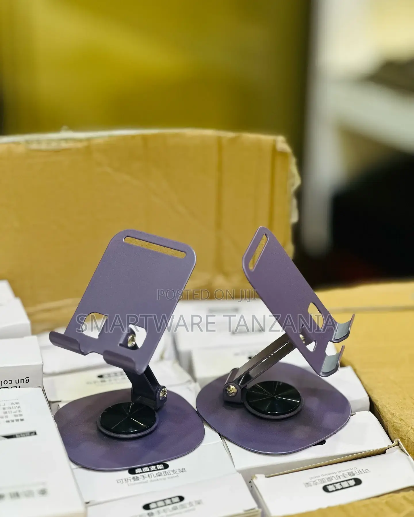 Foldable Mobile Stand 360° Rotatable Phone, Tablet Holder