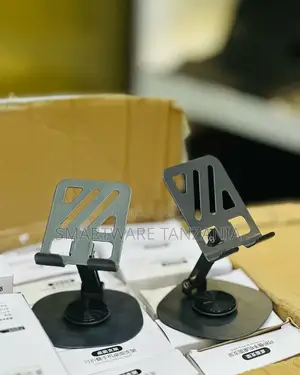 Foldable Tablet Stand Mobile Holder With 360° Swivel Base