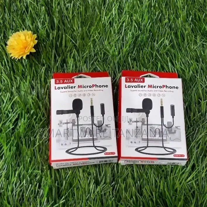 Portable Microphone Condenser Clip-on Lapel Lavalier Mic