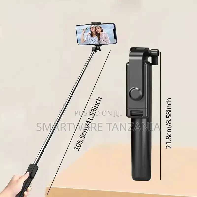 Selfie Stick Tripod Phone Stand Bluetooth Remote Controller