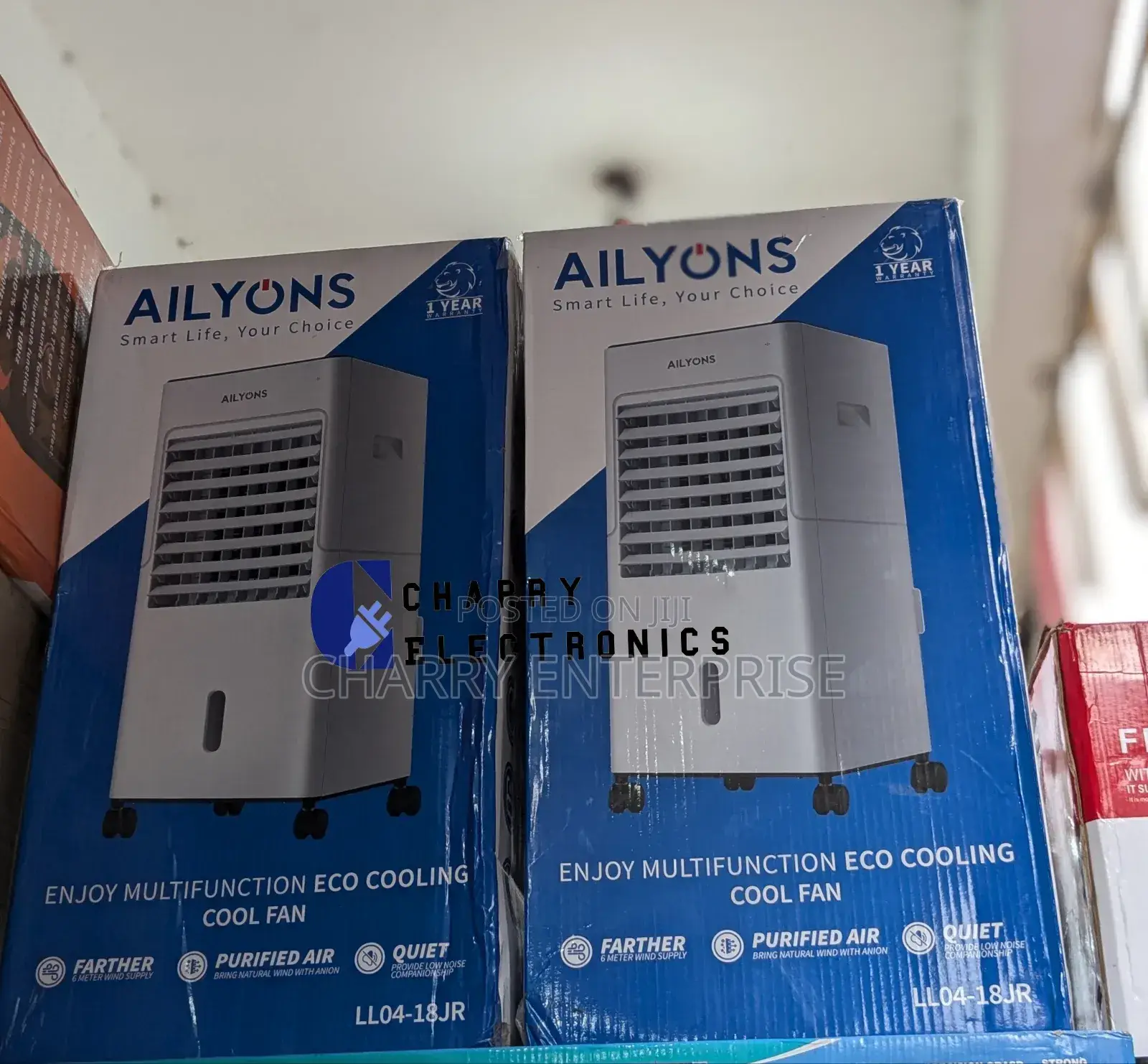Ailyons Air Cooler (Ac) 7l Tank Capacity 6 Meter Wind Supply