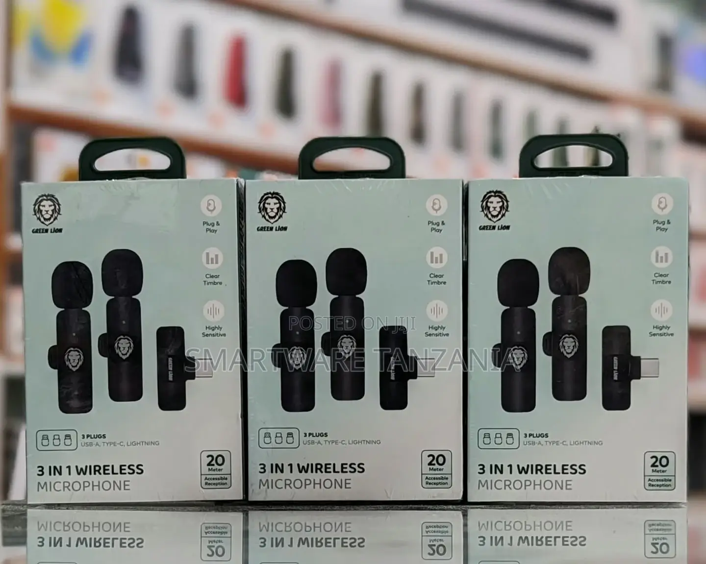 Wireless Microphone for Video Recording and Live Streaming