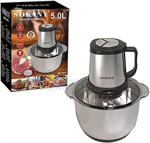 Sokany 5 Liters Electric Chopper/Grinder Stainless Steel