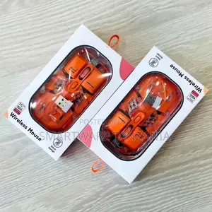 Computer Mouse, Full Transparent Portable Silent Mouse