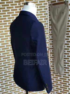 Blue and Beige Suit | Double Breasted Suit