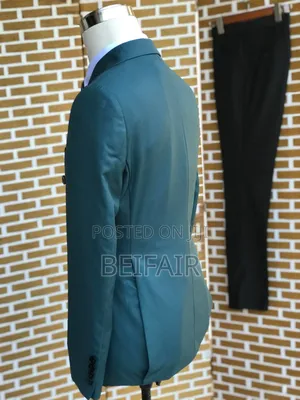 Navy Blue and Black Suit | Suti