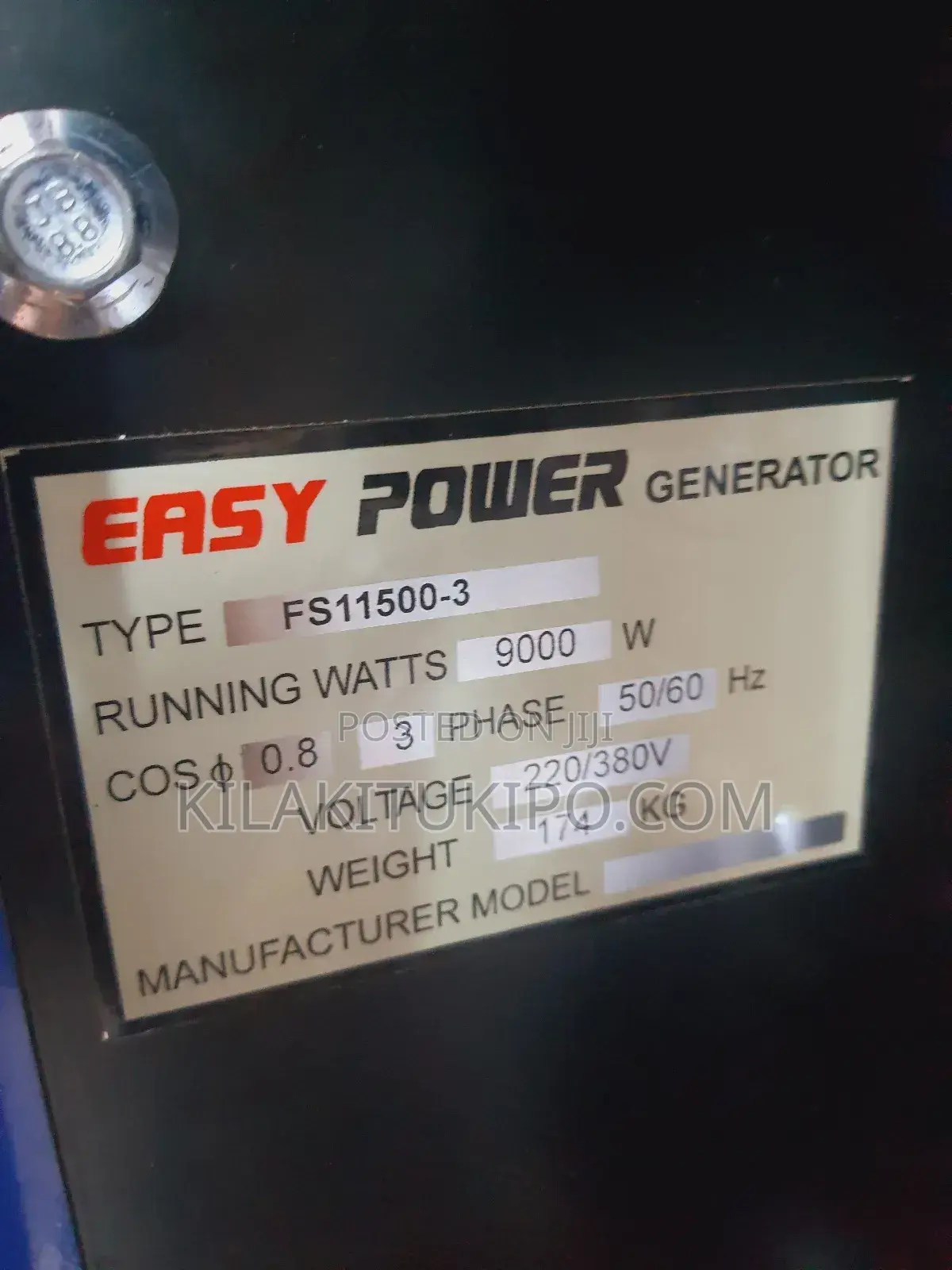 Easy Power Generator 9000W 3phase
