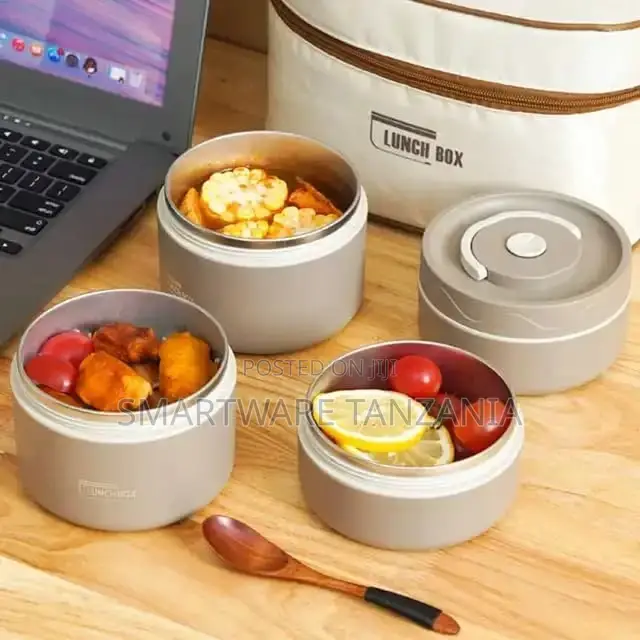 Lunchbox For Adults, Reusable, Stainless Steel Interior