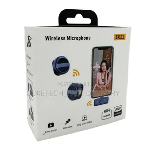 Sx21 Type-C and iPhone Smart Clip-on Wireless Microphone
