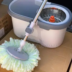 360 Spin Mop and Bucket Floor Cleaning Microfiber Mopper