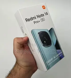 New Xiaomi Redmi Note 14 Pro+ 5G 256 GB Black