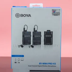 Boya by-Wm4 PRO 2-Person Wireless Lavalier Microphone ANC