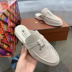 Viatu Vya Ngozi Vilivyowazi Nyuma