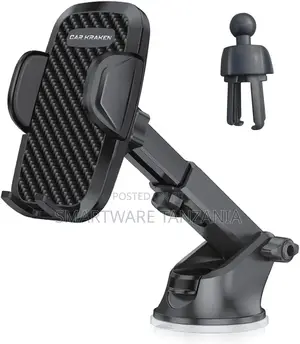 Car Phone Holder/Car Mount Long Neck Rotating Suction Cup