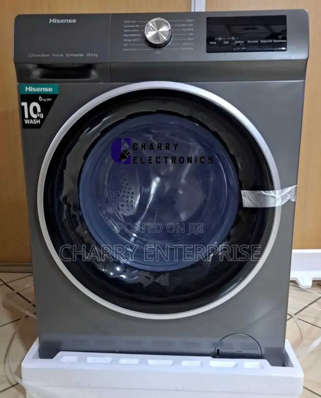 Hisense Front Load Dryer Machine Mashine Ya Kukausha Nguo 10kg
