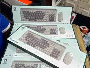 Typewriter Cordless Keyboard And Mouse For Computer/Laptop