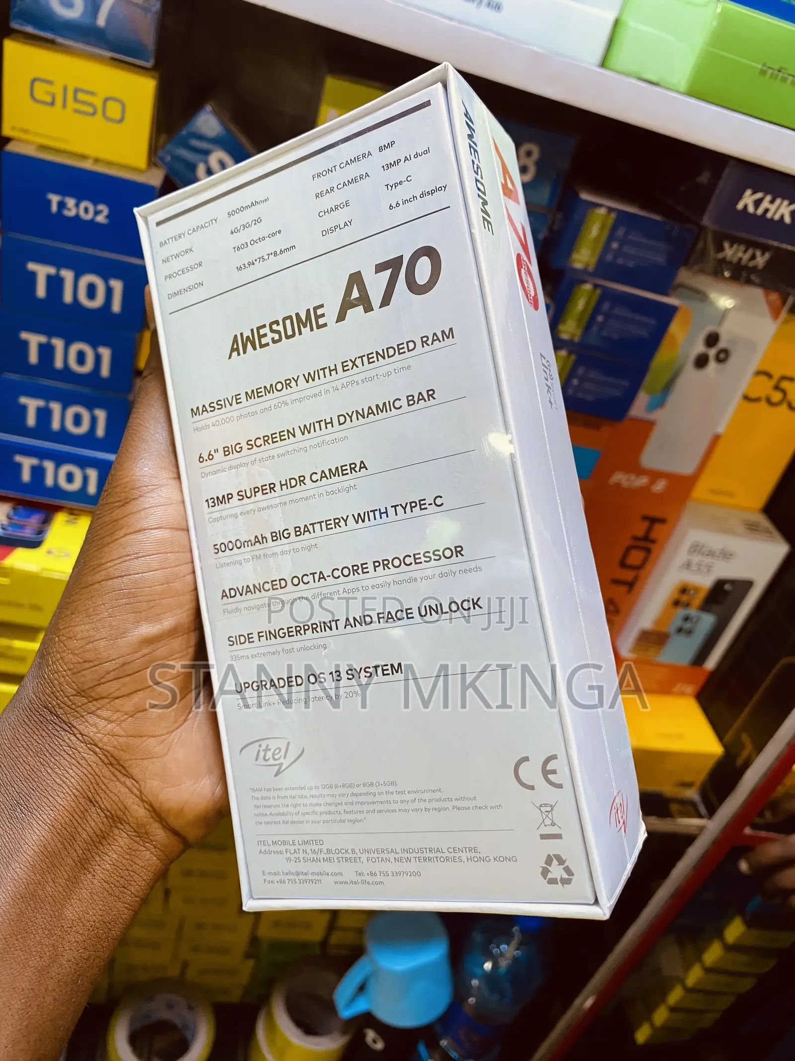 New Itel A70 128 GB