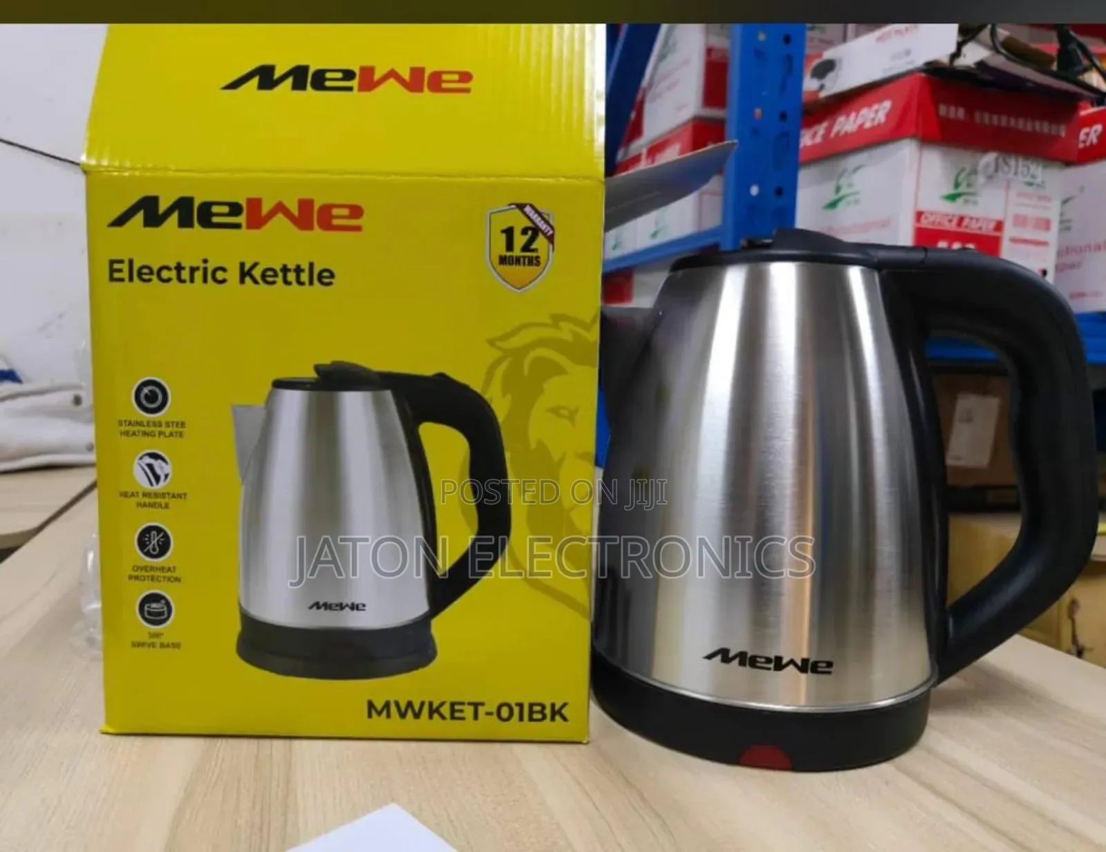 Mewe Electric Kettle 1.8l