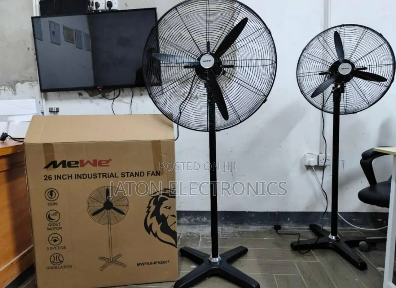 Mewe Industrial Stand Fan 26 Size
