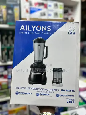 Ailyons Blendar Heavy Buty Lita 2 Unbrekable 2 in One
