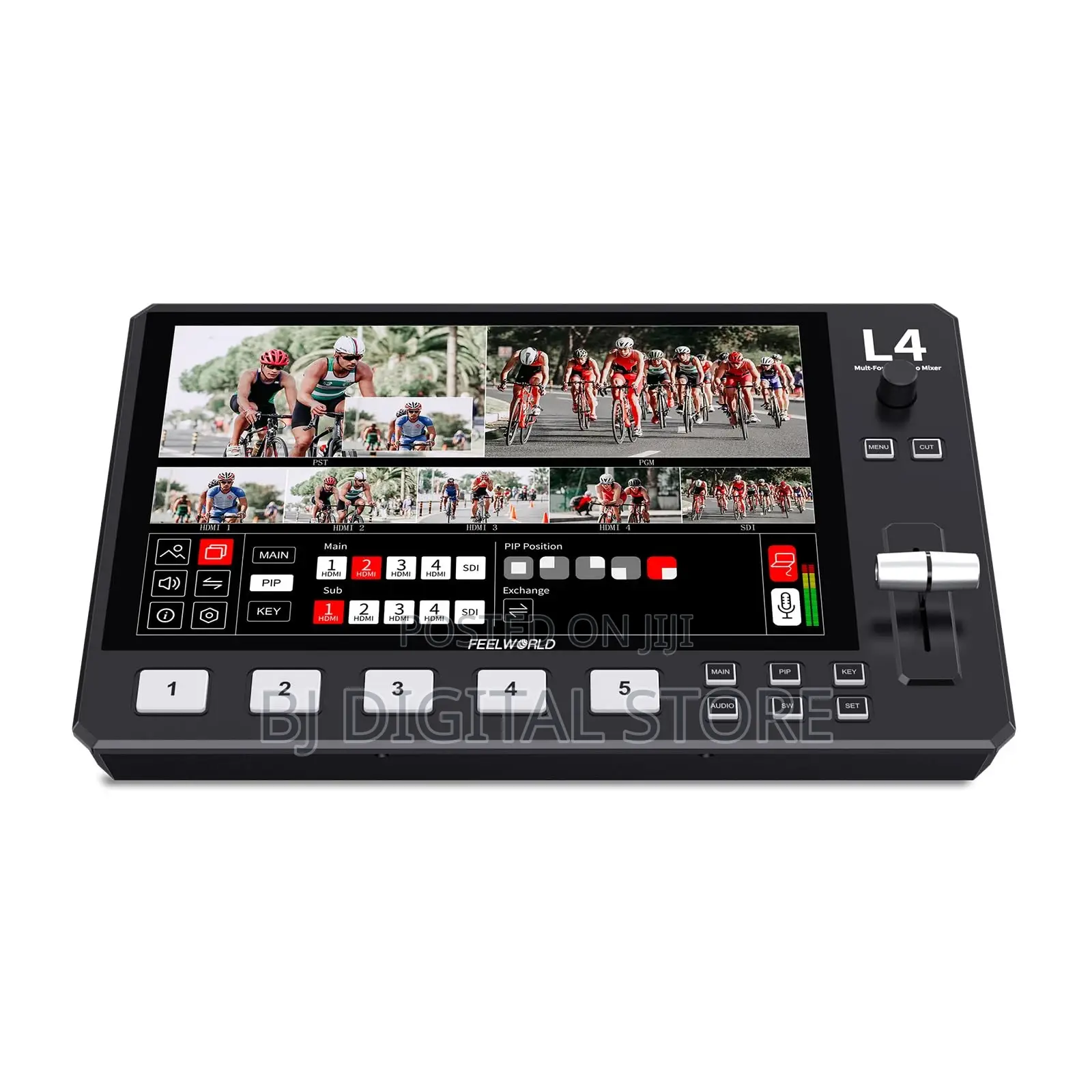 Feelworld L4 Hdmi Livestream Switcher With 10.1" LCD Monitor