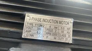 3 Phase Induction Motor 5.5hp