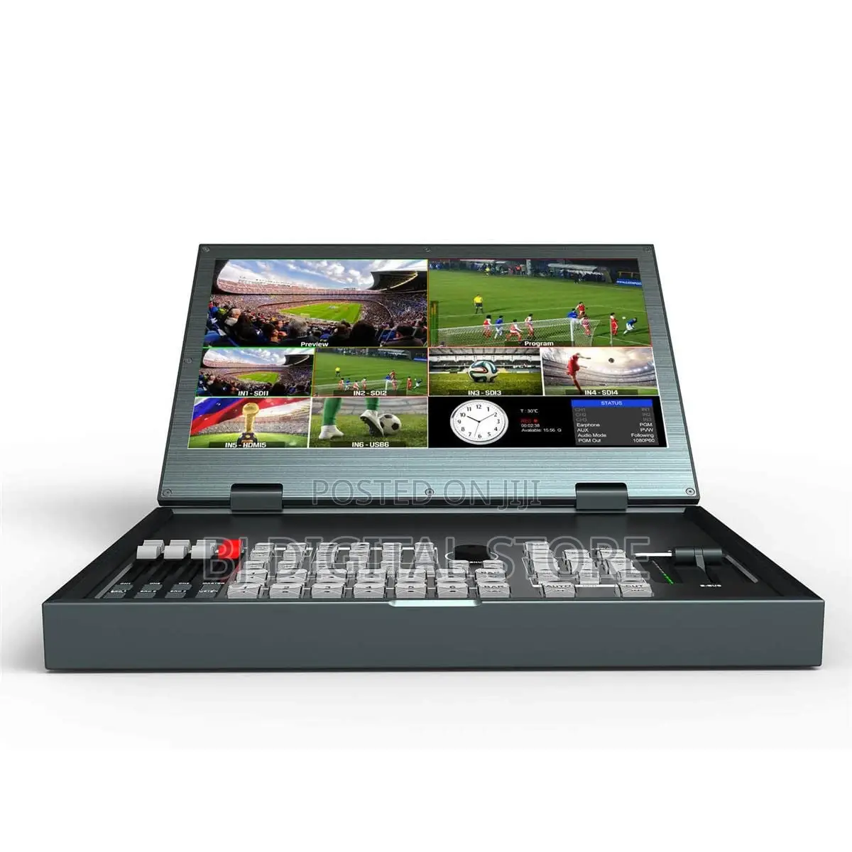 AVMATRIX 6-Channel Switcher With USB Streaming 15.6"