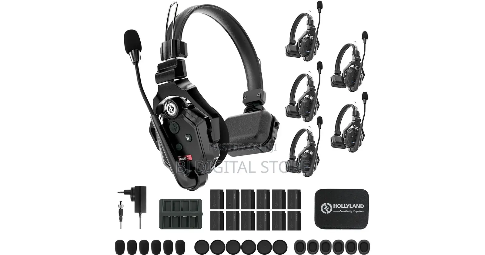 Hollyland Solidcom C1-6s Wireless Intercom System 6 Headsets