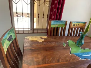 Dinning Table Ya Viti 6 Mbao Mninga