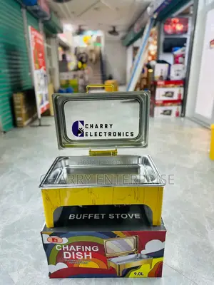 E1 Stainless Steel SAVING DISH/CHAFING Dish/Buffet Stove 9 L