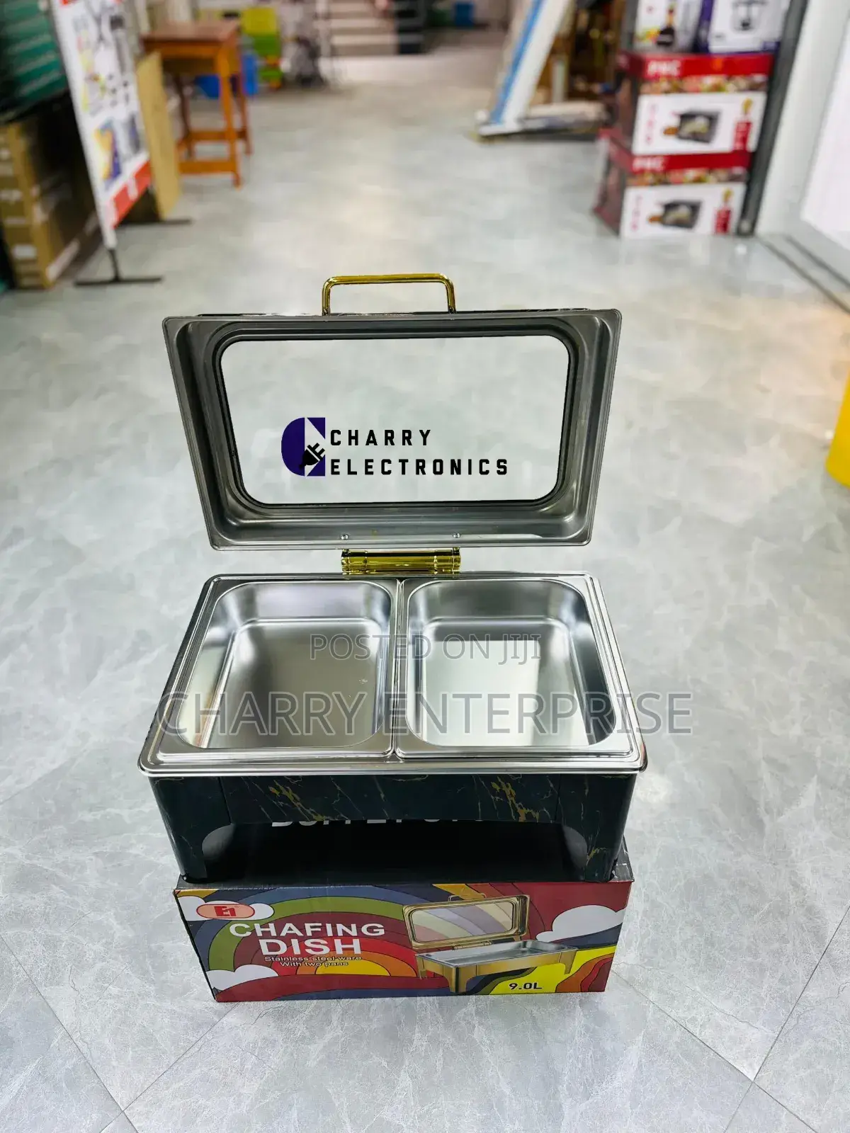 Stainless Steel SAVING/CHAFING Dish/Buffet Stove Handle
9l