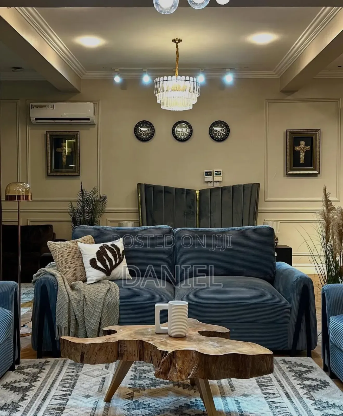 Sofa Set Ya 2:2:1:1 Ya Dark Blue