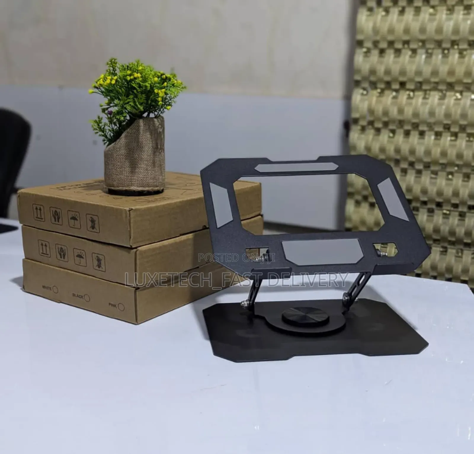 360 Degree Rotatable Aluminium Alloy Laptop and Tablet Stand