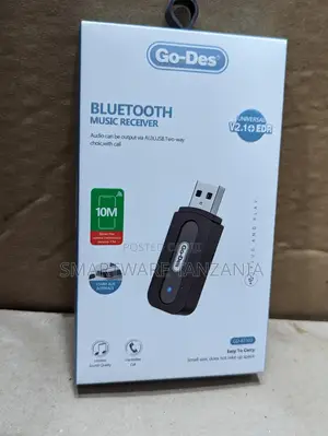 Usb Bluetooth Music Receiver 3.5 Mm Adaptor Dongle Speakers