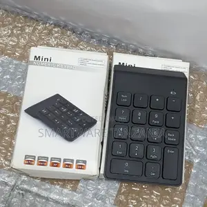 Wireless Numeric Keypad Cordless Number Keyboard Pad 18 Keys