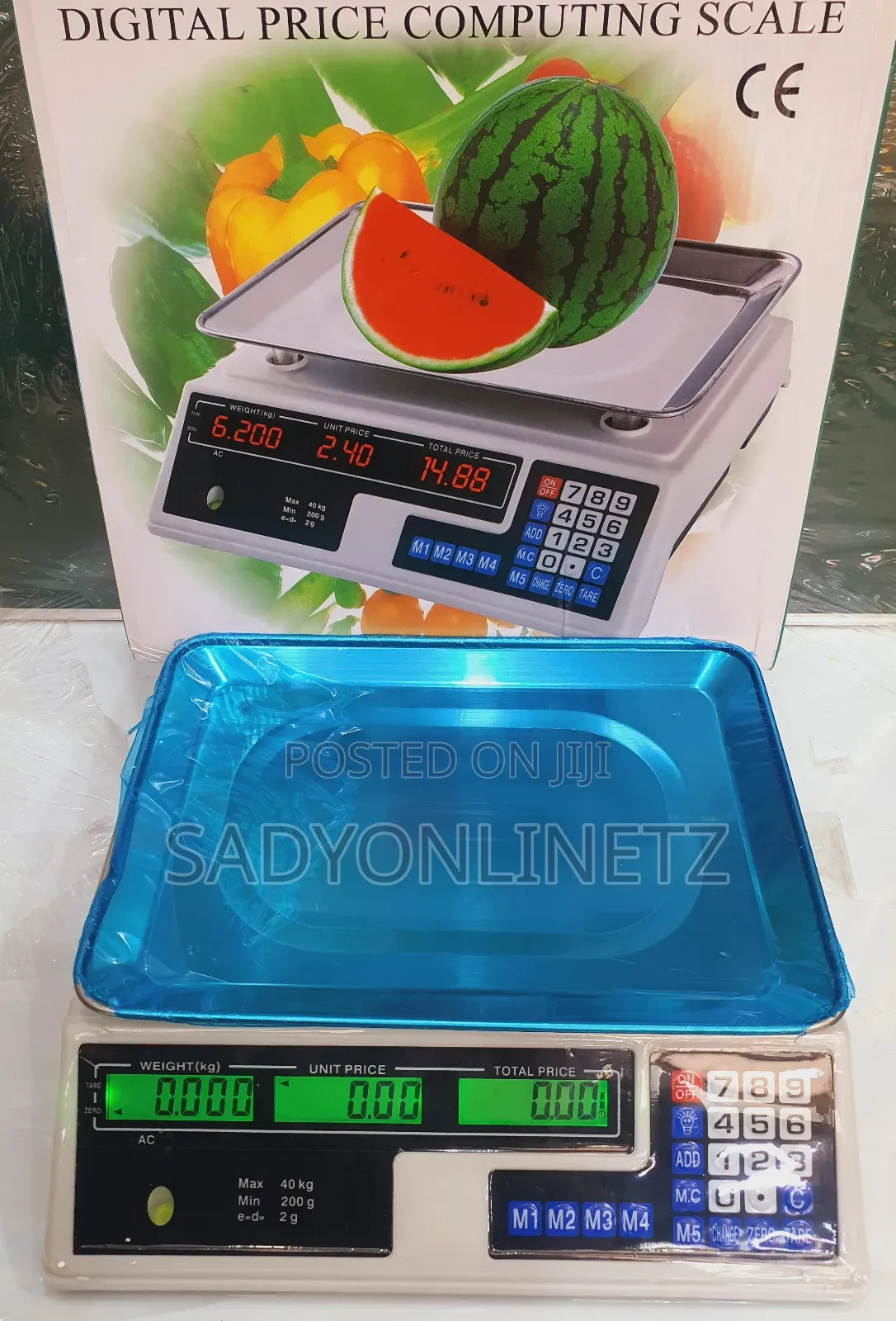 Rechargable Digital Price Computing Scale 40kg