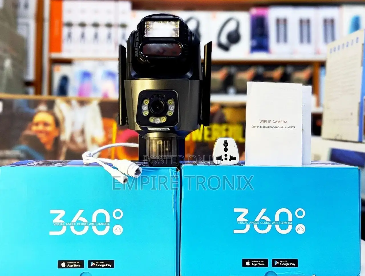 Visual Angle Cloud Wifi Camera 360 4G 8MP | Dual Lenses