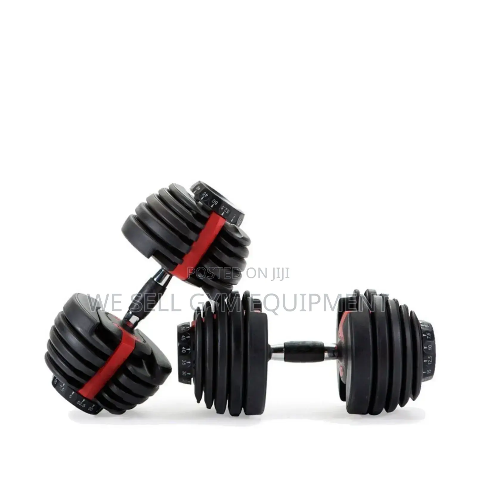 Adjustable Dumbbell Pair 2.5kg Up 24kg