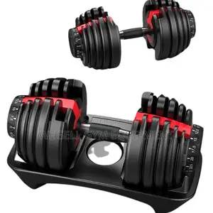 Adjustable Dumbbell Pair 2.5kg Up 24kg