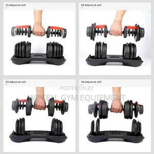 Adjustable Dumbbell Pair 2.5kg Up 24kg