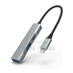 Earldom ET-HUB11 Lightning Hub OTG With 2 USB | Type-C