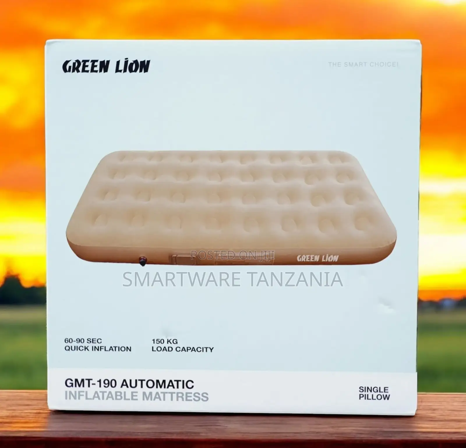 Green Lion Gmt-200 Automatic Inflatable Mattress - Beige