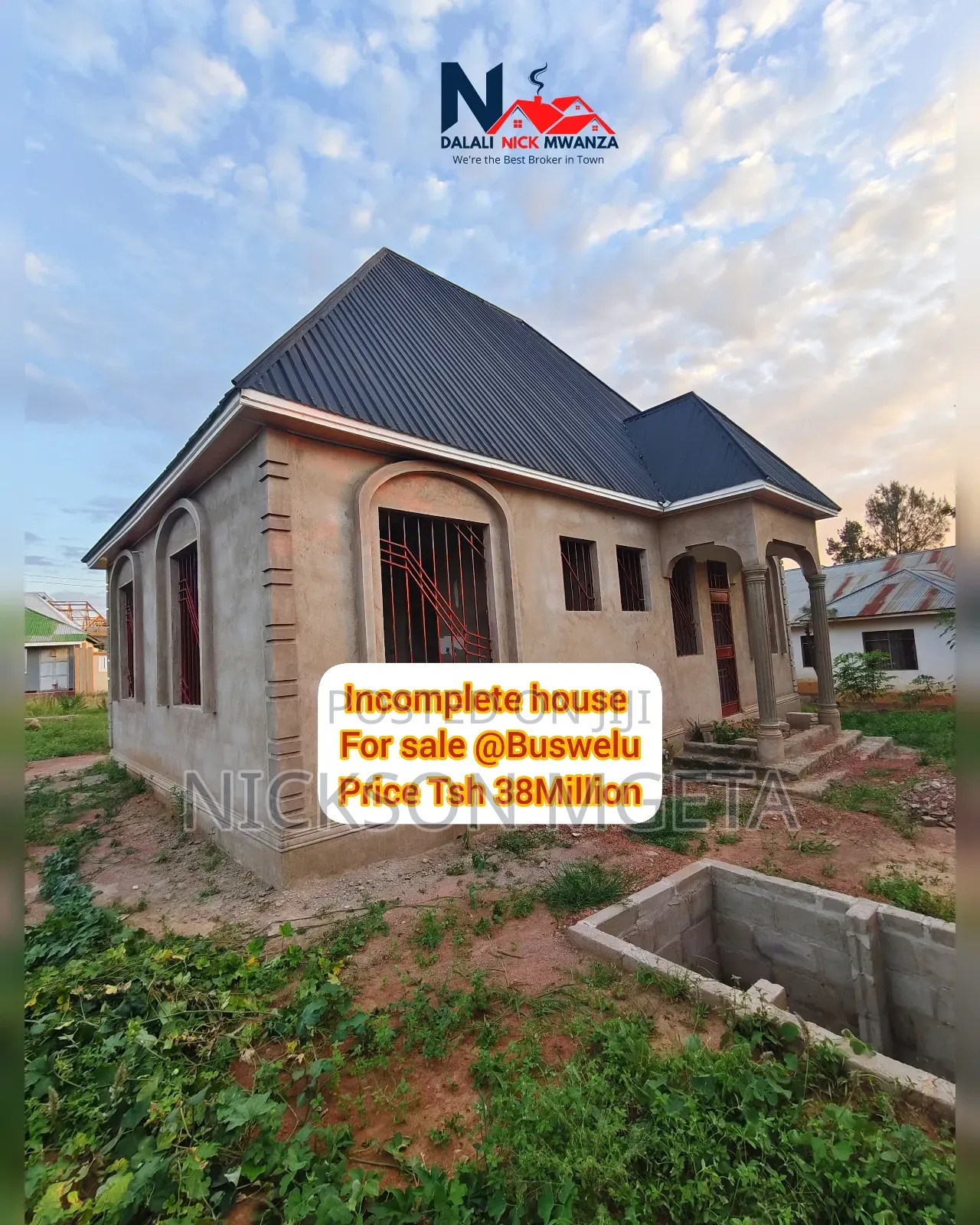 3bdrm House in Dalali_Nick_Mwanza, Buswelu for sale