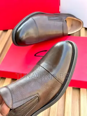Leather Coffee Shoes