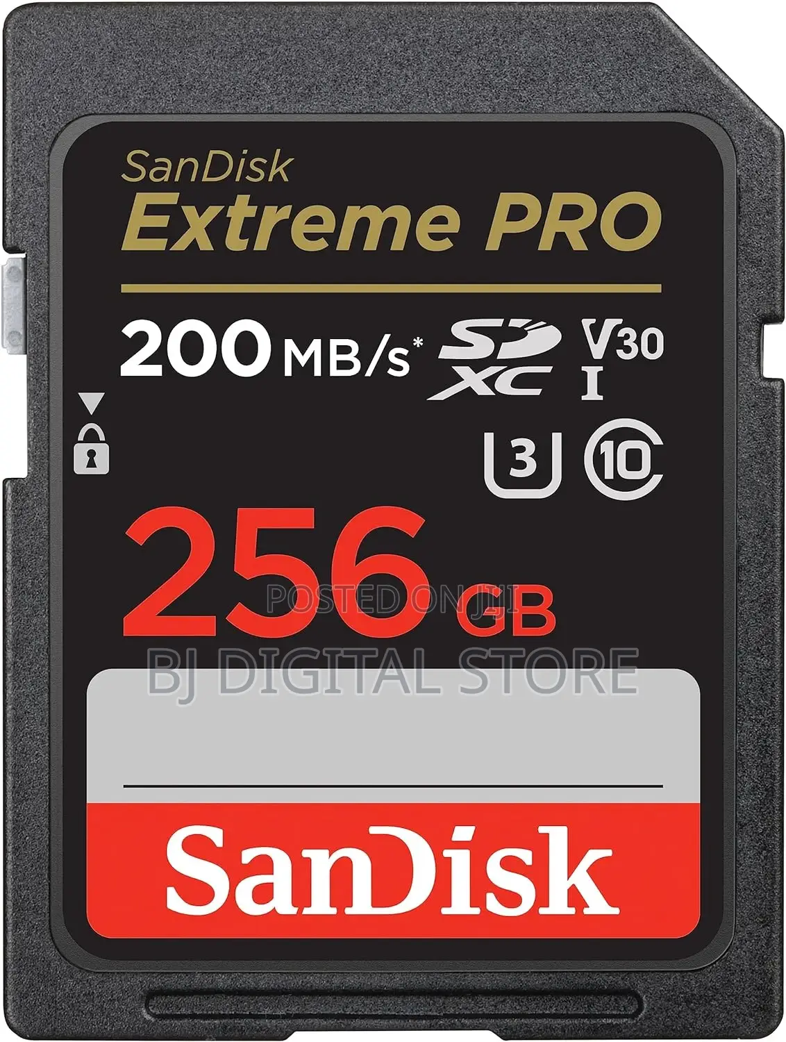 Sandisk 256GB Extreme PRO UHS-I SDXC Memory Card
