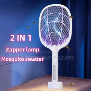 2 in 1 Electric Mosquito Swatter,Mosquito Lamp Insect Killer