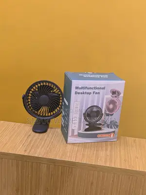 Portable Rechargeable Clip On Fan Battery, Usb Desk Fan